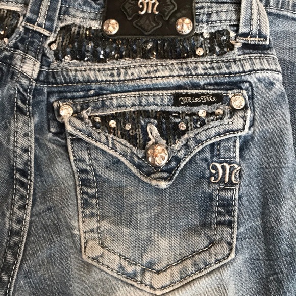 Miss Me Boot Cut Jeans - Picture 1 of 8